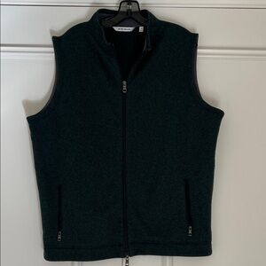 Peter Millar Forest Green Zip-Up Vest